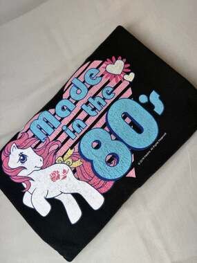 Vintage CafePress My Little Pony Made in the 80s V-Neck T-Shirt Size 2X